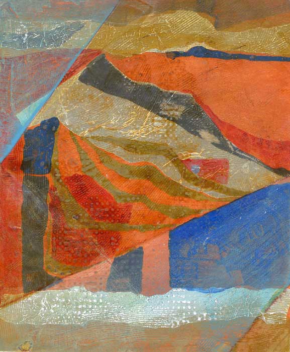 From a series of paintings inspired by frying bacon in a skillet on cold Indiana mornings.